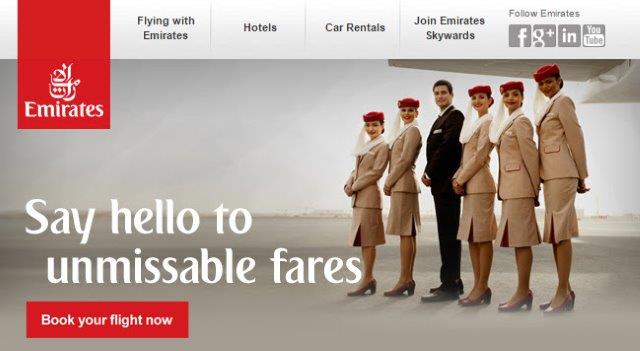 Emirates promo sale 2018 get up to 30% discount on selected flights!