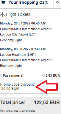 Lufthansa promo code: Save €20 or £17 on flights across Europe! 